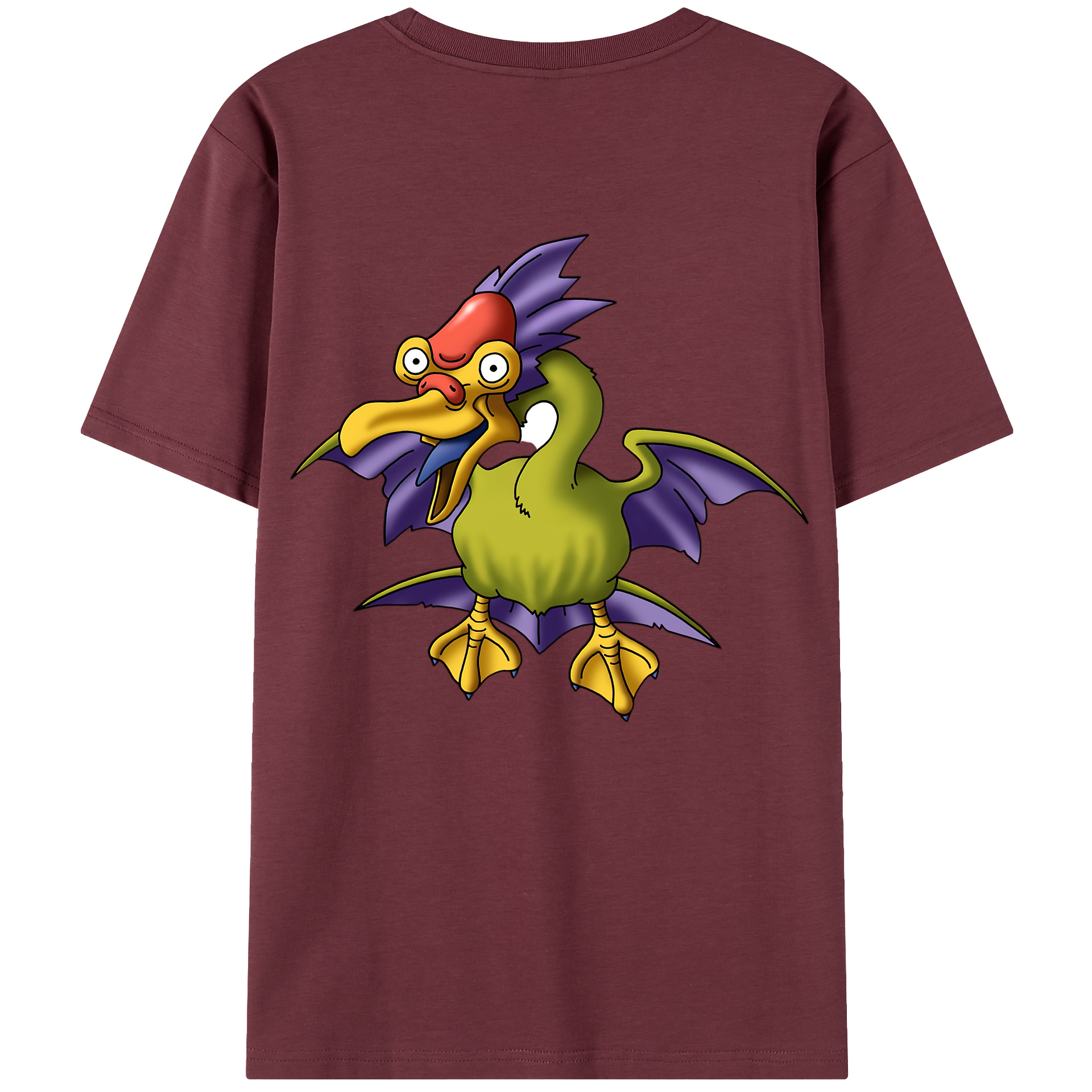 （画像用） ドラゴンクエスト Doragon Kuesuto Dragon Quest 綿100％半袖Tシャツ（背面プリント）